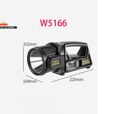 P50 LED Searchlight Double-Headed Design Rechargeable Flashlight High Power Wate