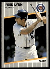 1989 Fleer Fred Lynn Detroit Tigers #138