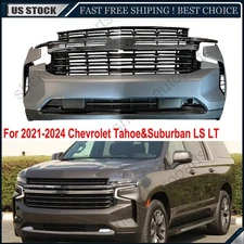 Complete Front Bumper Cover Kit For 2021-2024 Chevrolet Tahoe Suburban LS LT
