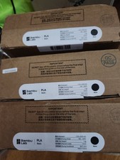 3 X Bambu Labs 3D Printer Filament Roll Refill PLA BASIC - BLACK