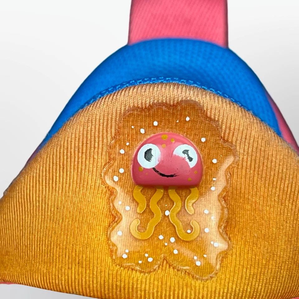 GUC Nike Dynamo Go Toddler Sneakers 7C Jellyfish Pink Orange Blue DX6673-800 - Image 4 of 4