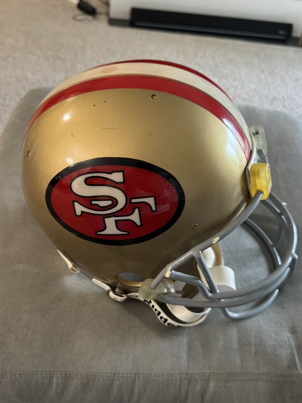 San Francisco 49ers Game Worn Helmet