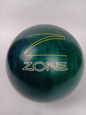 Brunswick Green Zone 15 lb Bowling Ball Used Single Drill Right