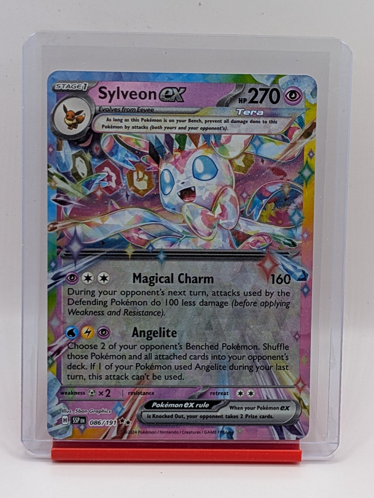 Sylveon ex #86 Pokemon Surging Sparks