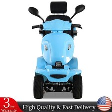 1000W 4-Wheel All Terrain Heavy Duty Seniors Mobility Scooter 500lbs 33 Miles