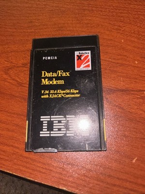IBM Data/fax Modem Card PCMCIA 5v