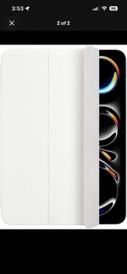 Genuine Apple Smart Folio iPad Pro 11 inch M4 & M5 White MW973ZM/A