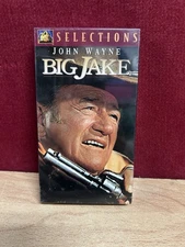 Big Jake VHS 1971 Movie Western Action 20th Century Fox Sealed Watermark New