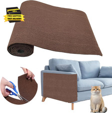 Cat Scratch Couch Furniture Protector, Adhesive Cat Scratch Pad Deterrent for Fu