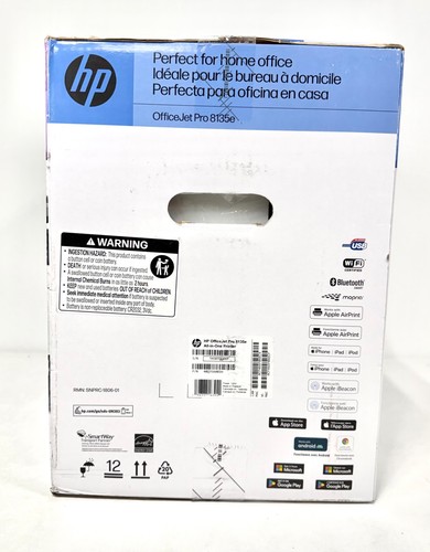 New - HP OfficeJet Pro 8135e Wireless Color Inkjet Printer, Print ...