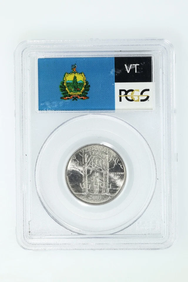 2001-P PCGS MS68 Vermont State Quarter Business Strike 25C - Image 4 of 4