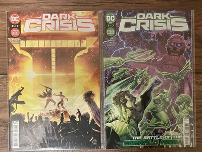 DC Comics Dark Crisis #2 & #3 Comic Lot Williamson Sampere Green Lantern