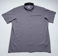 Arc’teryx Skyline Shirt Men’s XL Snap Front Stretch Hiking Short Sleeve
