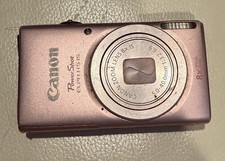 Canon PowerShot ELPH 115 IS Camera 16MP Digital BLUE 8X Zoom untested no Charger