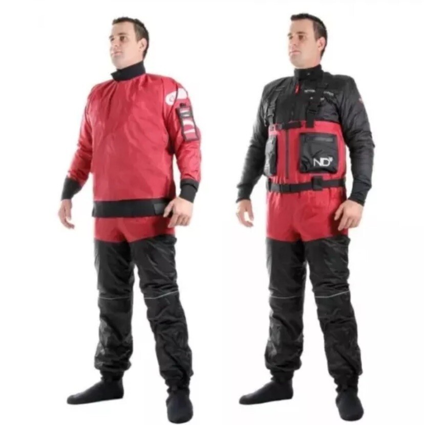 Traje Northern Diver 2 Piezas Inundación Seca Safequip Talla Grande Abierto Nunca Usado