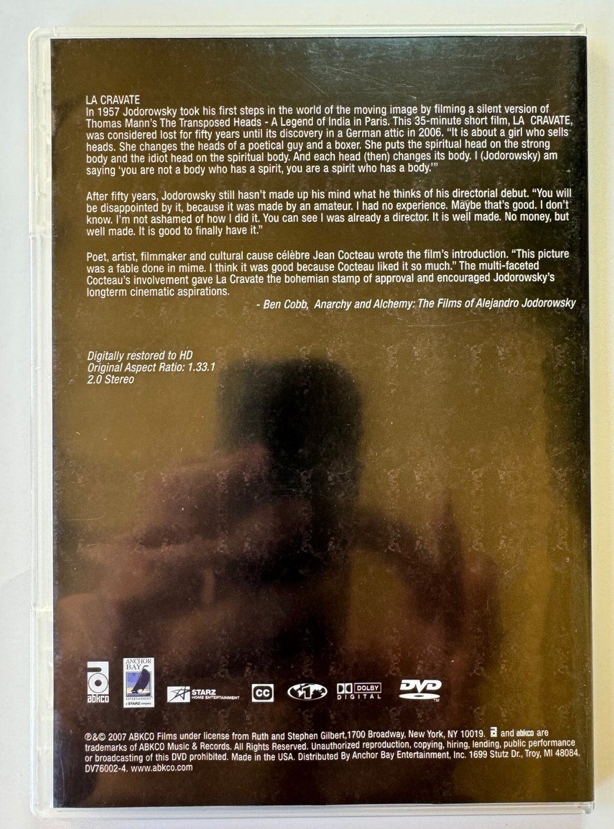 The Films of Alejandro Jodorowsky (DVD, 2007) 6-Disc Set