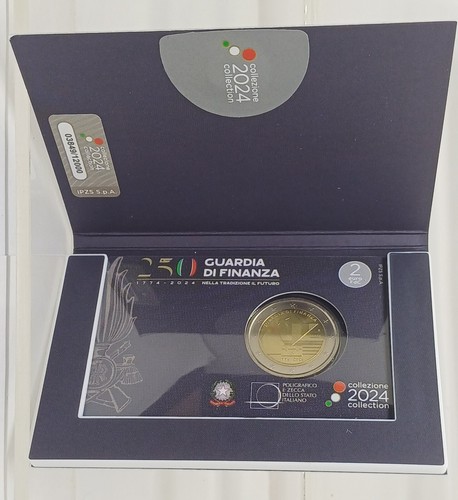 ITALIA 2 EUROS 2024 BU - CONM. GUARDIA DI FINANZA - EN COINCARD - Imagen 2 de 4