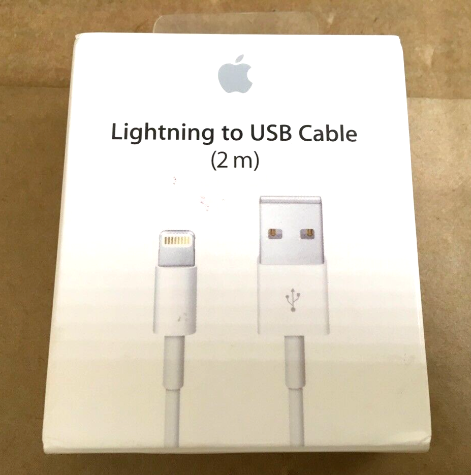 Apple USB Type-A to Lightning Cable 6.6' MD819AM/A ✅❤️️✅❤️️ NEW! SEALED!-image