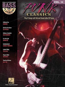 Details About Punk Classics Bass Play Along Vol 12 Bass Guitar Tab Sheet Music Book Cd New - 