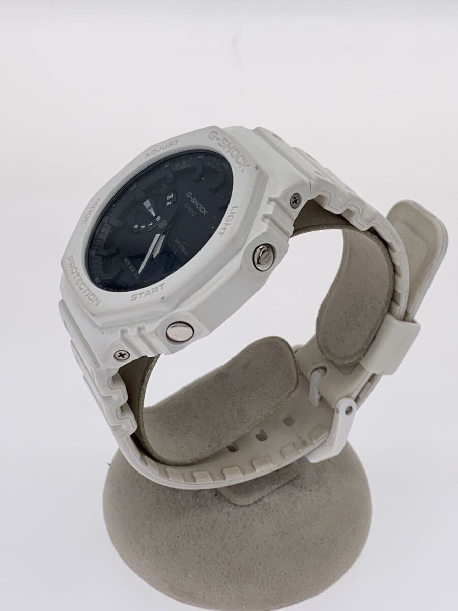 時計 G-SHOCK GA-2100-7AJF CASIO G-SHOCK GA-2100-7AJF White Resin Quartz Digital Analog Watch