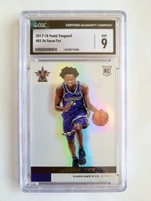 2017-18 PANINI VANGUARD DE'AARON FOX RC! 1/49! CGC 9! 1/1! FIRST ONE!
