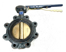 NIBCO Lug Style Butterfly Valve 5" 200 psi CI Body, Bronze Disc, EPDM Seat