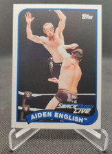 2018 Topps Heritage WWE #111 Aiden English wrestling card