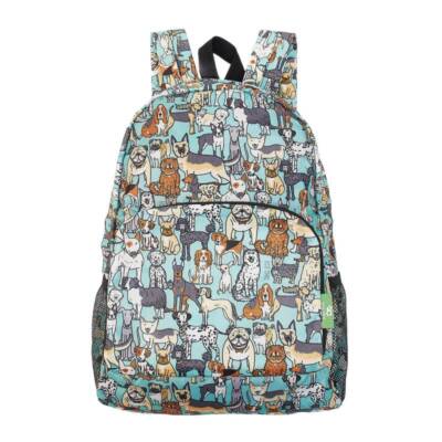 ECO CHIC Foldaway Back Pack/School Bag/Shopping Bag Made