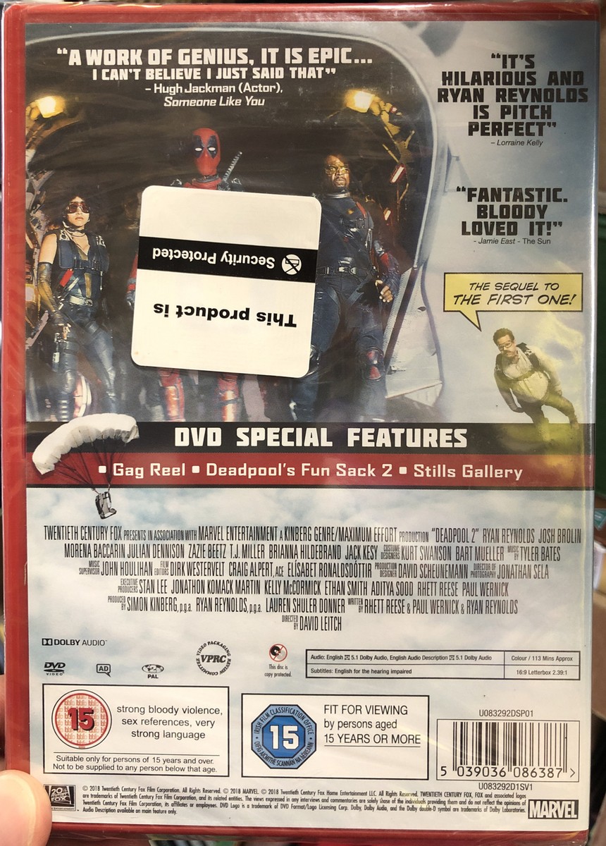 Warrior Quotes Peaceful Warrior Subtitles Deadpool DVD New Disney Marvel  Action Packed Superhero Comedy