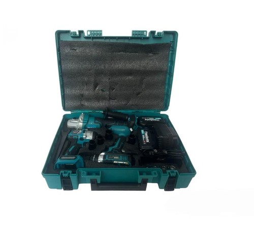 Kit 3 in 1 Trapano Avvitatore + Avvitatore a Impulsi + Smerigliatrice a Batteria - Foto 3 di 5