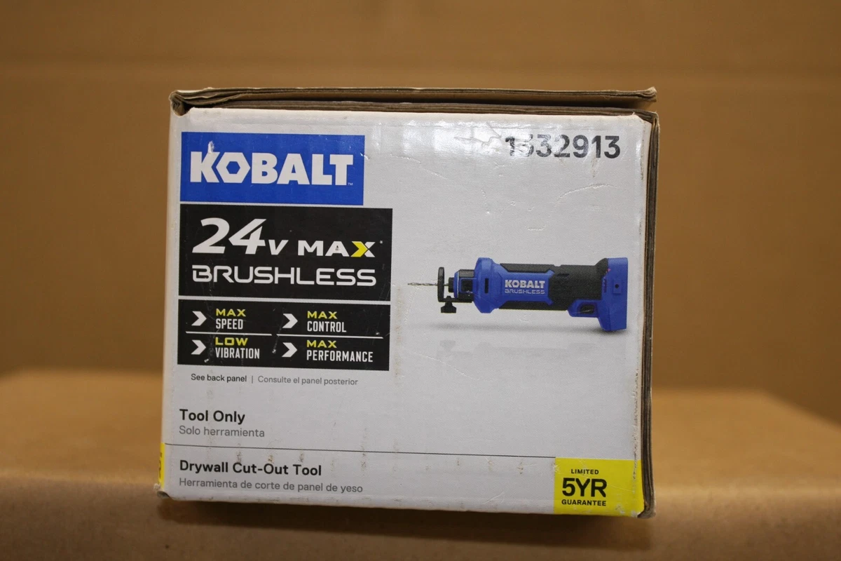 Kobalt 1332913 24 Volt Max 28 000 RPM Cutting Rotary Tool Blue