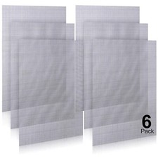 6 Pack 12 8 Inch Wire Mesh Screen, 1mm Hole 20 Mesh 304 Stainless Steel Mesh