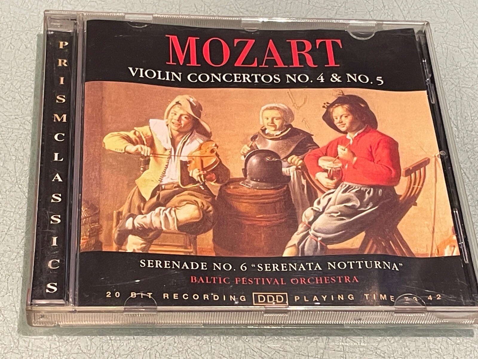 Mozart - Violin Concertos No. 4 & No. 5 - CD Album - 1997 Prism Leisure