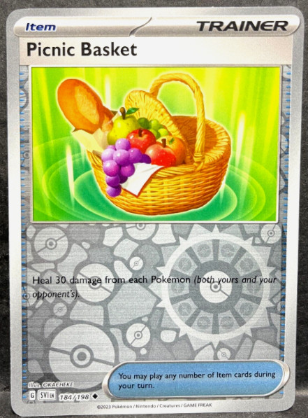PICNIC BASKET 184/198  - Reverse Holo - Pokemon - Scarlet & Violet - NM/M