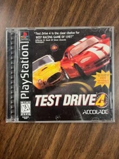 Test Drive 4 PS1 PlayStation 1 Black Label - Complete