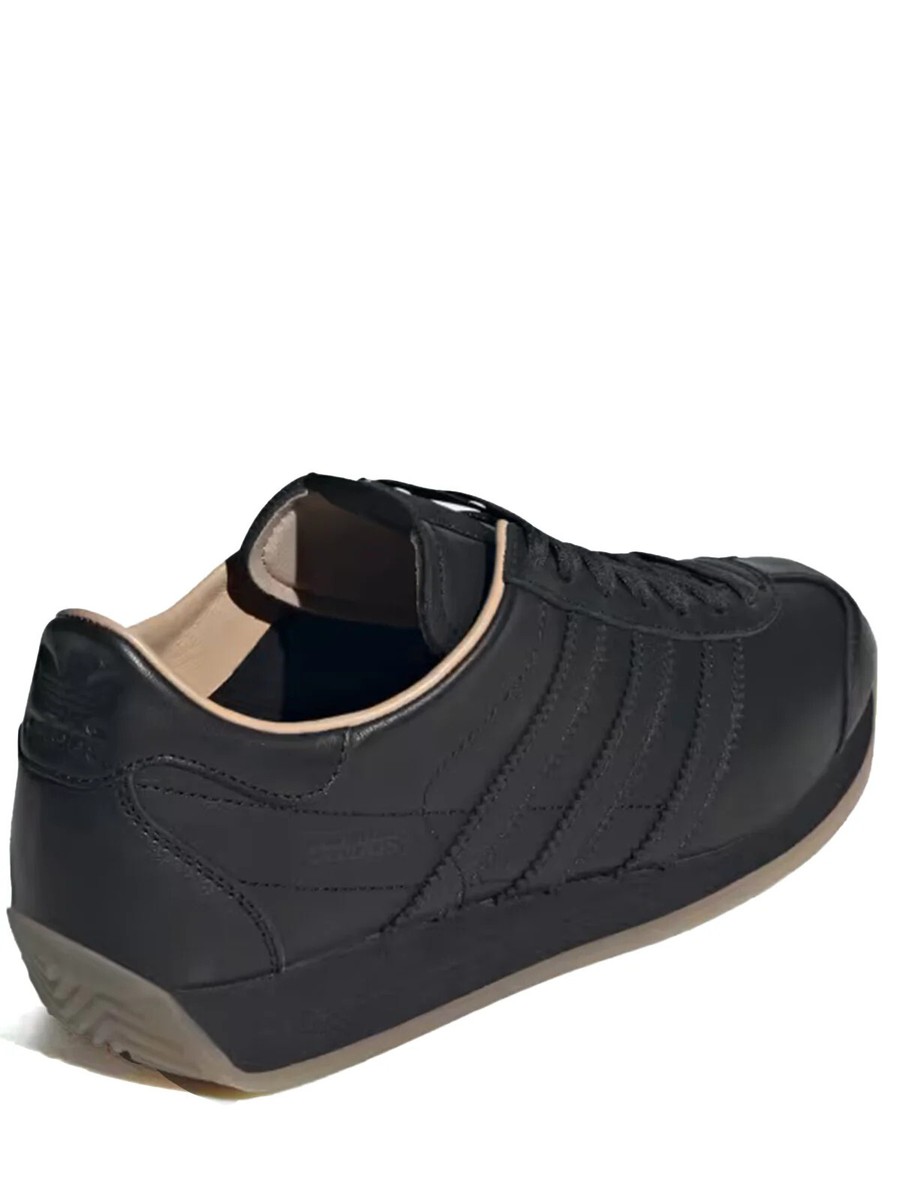 Adidas Originals Country JAPAN Men's Shoes Black Leather