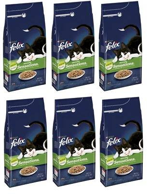 Purina Felix Inhome Sensations Trockenfutter Katzen mit Huhn und Gemüse 6x2kg
