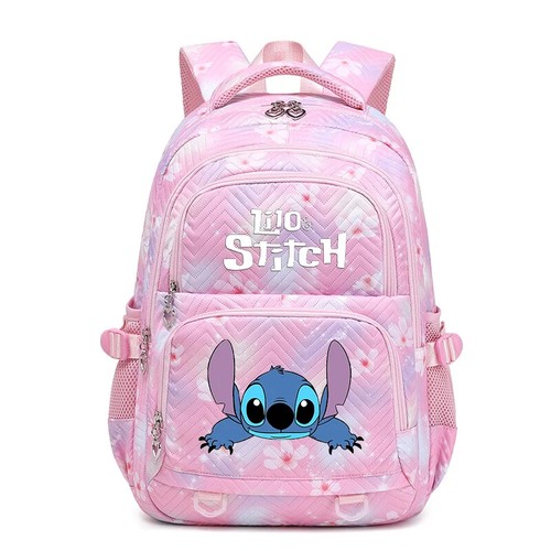 Lilo Stitch Exquisite Floral Backpack Waterproof Travel Bag Bookbag Mochila - 第 38/56 張圖片