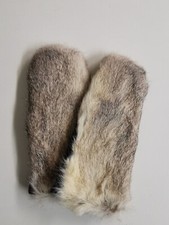 Echtfell Handschuhe Fäustlinge Kanin Clove Winter kuschelweich Vintage NEU  Gr.S