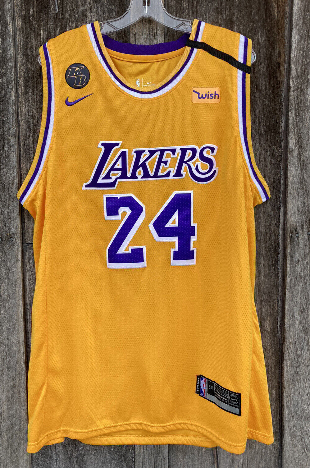 Kobe Bryant Los Angeles Lakers adidas Player Swingman Home Jersey - Gold