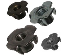 Metric T-Nuts Drive In Prong Style M4 4mm M6 6mm, M8 8mm, M10 10mm, 4 or 10 Pack