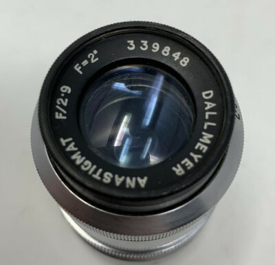 Rare Dallmeyer Anastigmat F2.9 2” Lens C-mount England | eBay