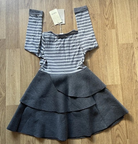 Monsoon Girls Sofia Stripes 2 In 1 Dress - Age 5-6 - Picture 10 of 12