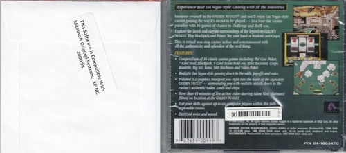 Solitaire Master 2 and Golden Nugget Pc New XP - Picture 2 of 2