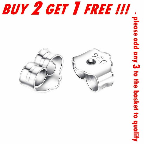 925 Sterling Silver Stud Earrings Women Men Genuine Cubic Zirconia Ladies Set CZ - Picture 56 of 103