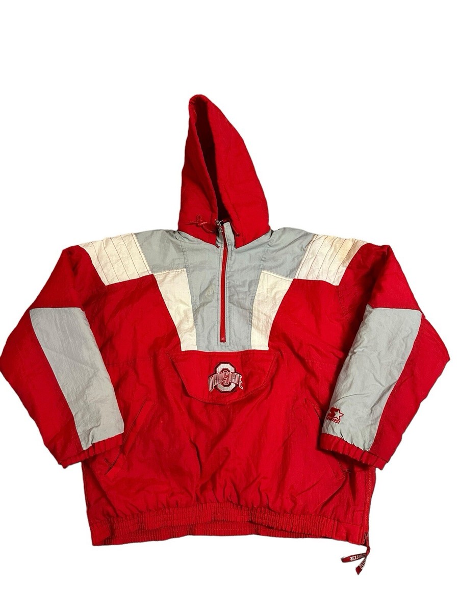 Starter Ohio State ナイロンジャケット L Vintage 90s STARTER Ohio State Buckeyes Starter Jacket Mens