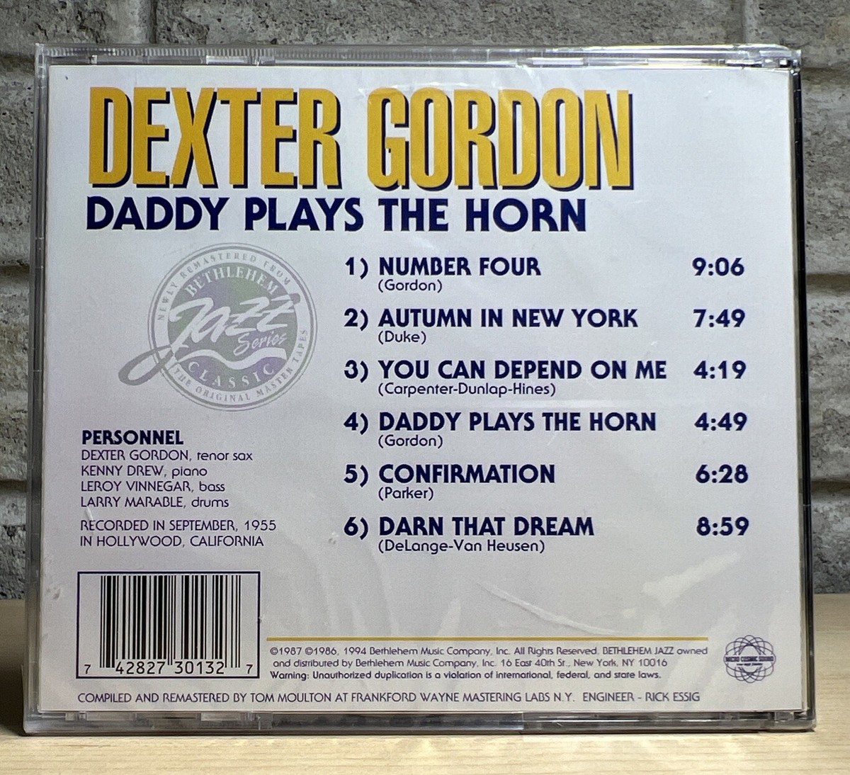 Daddy Plays the Horn by Dexter Gordon/Dexter Gordon Quartet