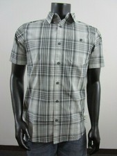 NWT Mens Columbia Boulder Ridge Classic Short Sleeve Button Up Casual Shirt Grey
