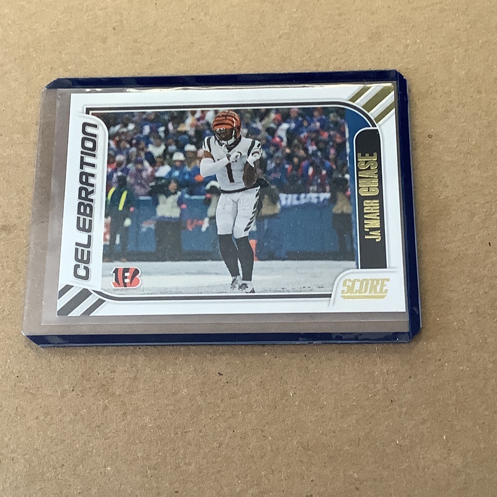 2023 Score GOLD FOIL Parallel Celebrations Ja'Marr Chase Bengals A-55