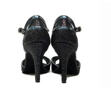 Scarpe Da Ballo Latino Donna - Tacco Lucido, Punta Aperta, Per Salsa, Tango E Bachata - Foto 14